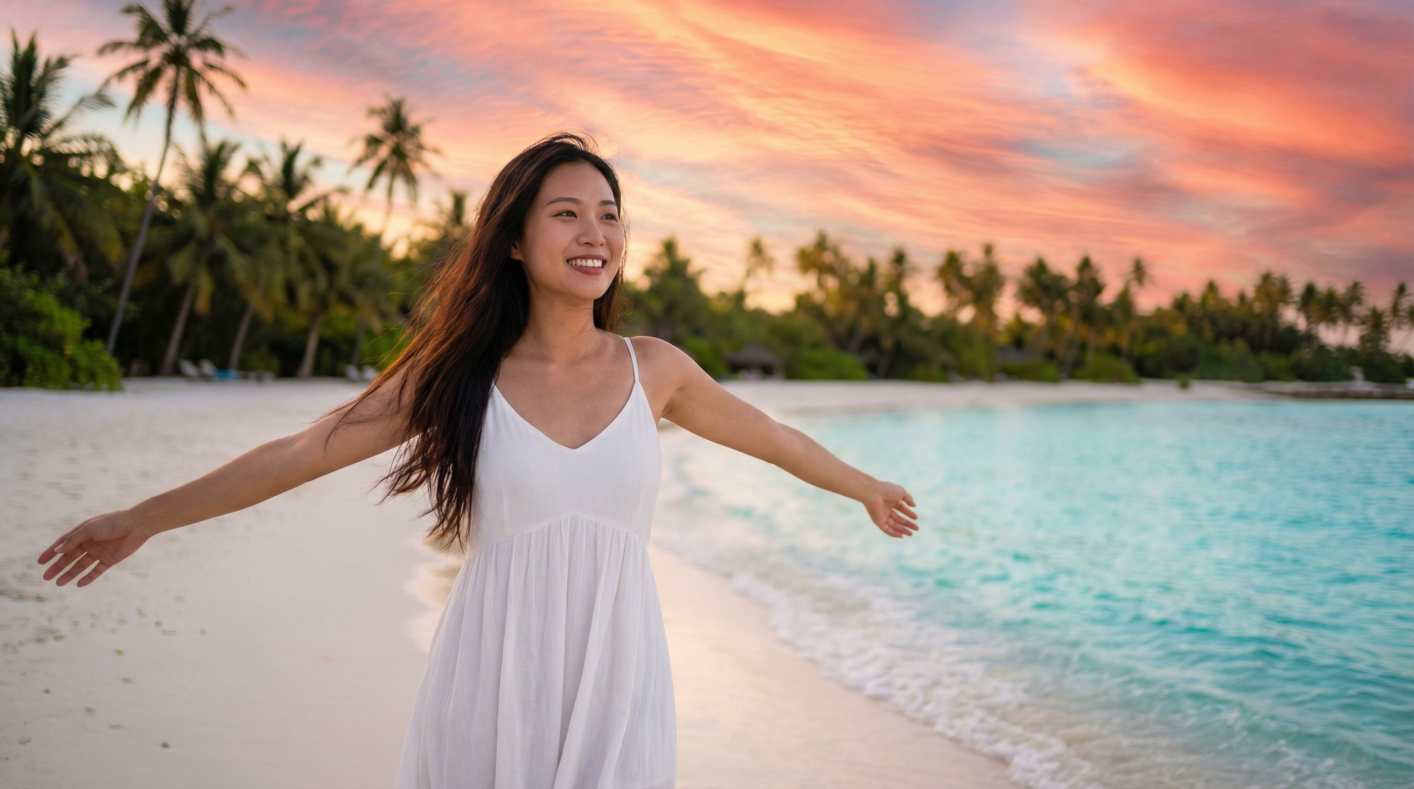 困困兔 海滩度假视频