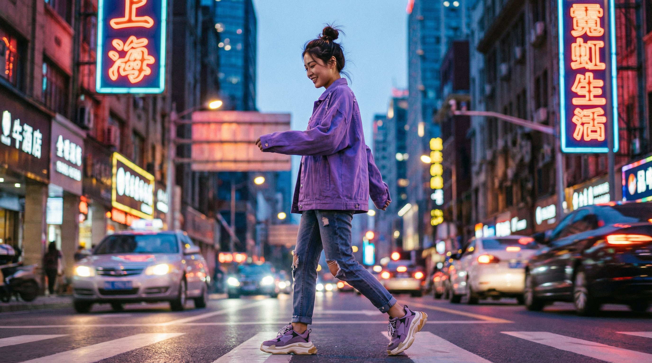 困困兔 城市夜景视频